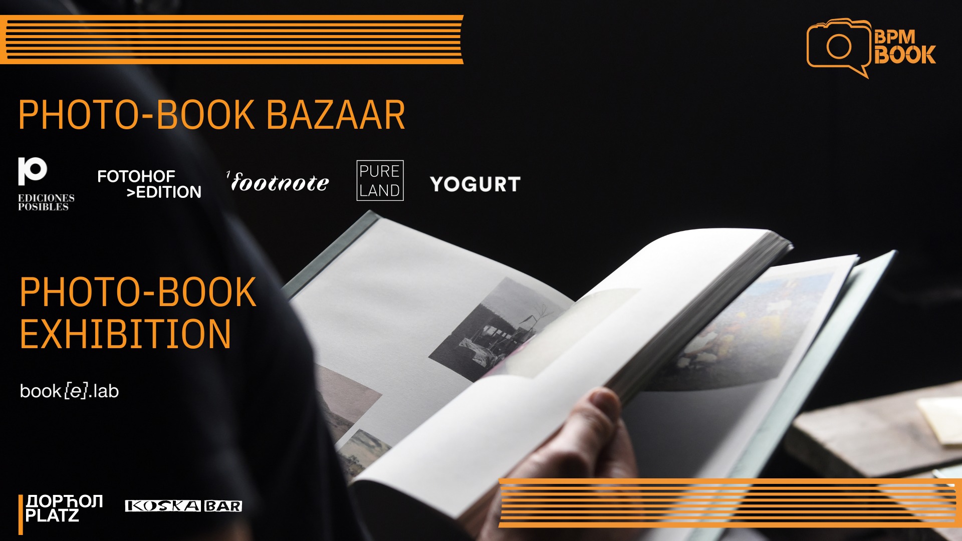 BPM 2024 Photo Book Bazaar & book [e] lab exhibition